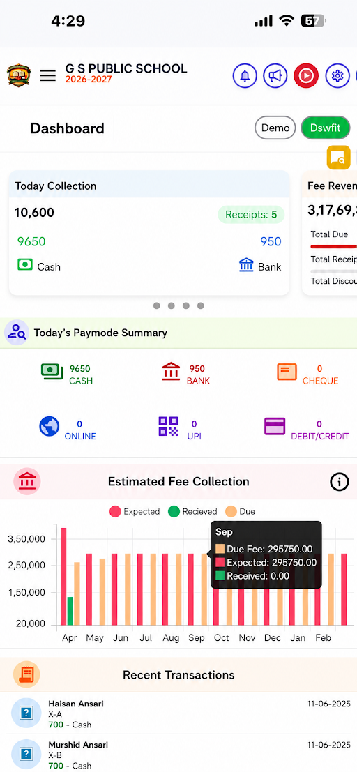 Admin App UI